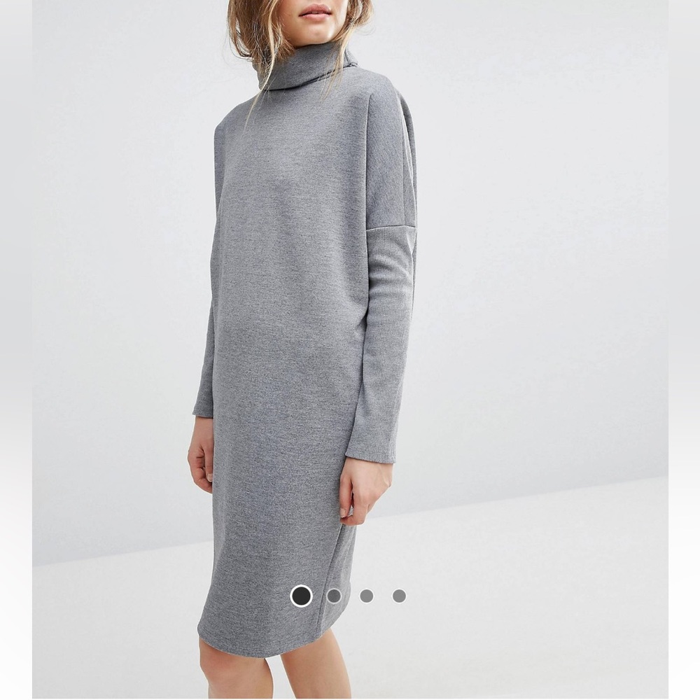 Warehouse Roll Neck Sweater Dress